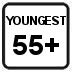 Minimum age of youngest applicant 55